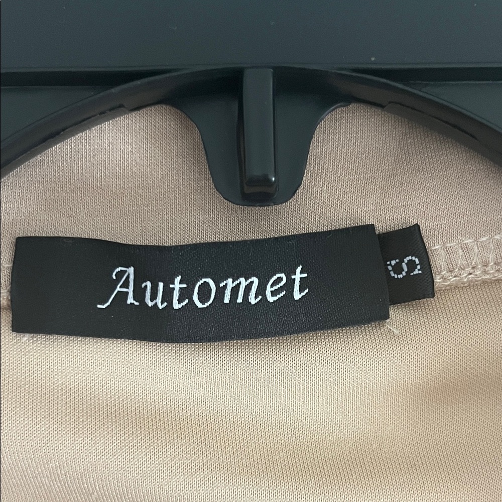 Women’s Tan quarter zip Sweater - Picture 3 of 4